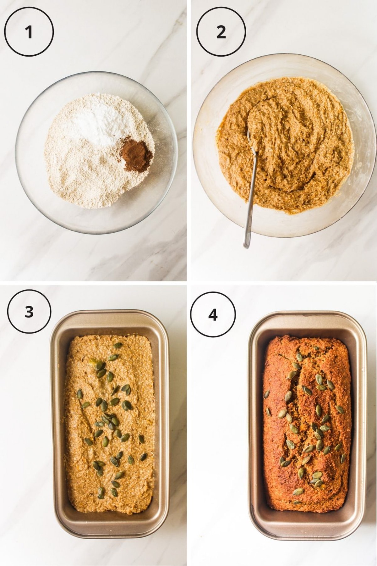 Vegan Oatmeal Pumpkin Banana Bread My Plantiful Cooking