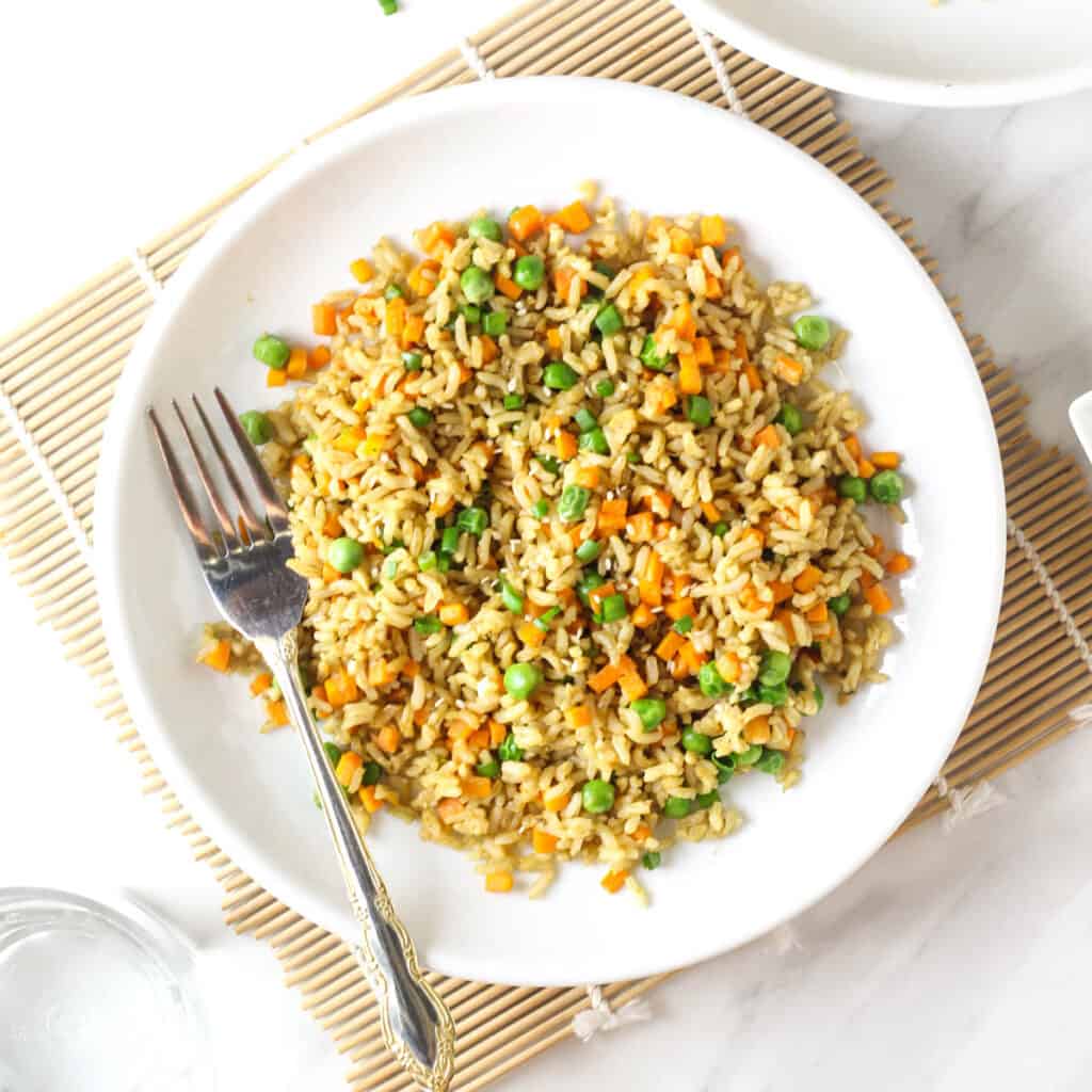 Thai Green Curry Fried Rice My Plantiful Cooking