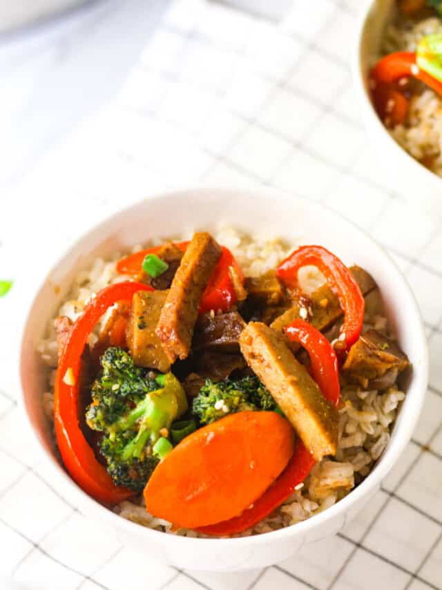 Vegan Chinese Seitan Stirfry My Plantiful Cooking