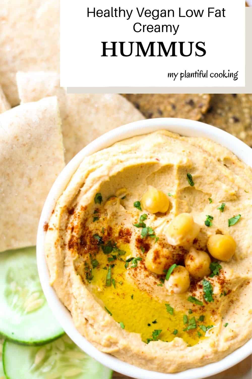Smoky Paprika Hummus ( Oilfree ) My Plantiful Cooking