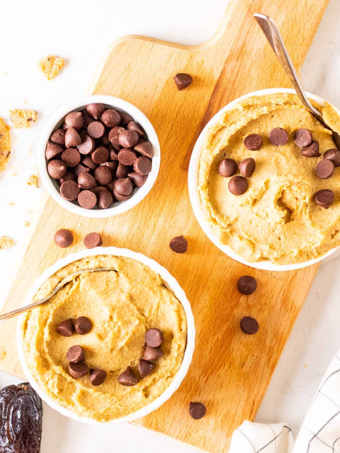 Chickpea Chocolate Chip Cookie Dough Hummus My Plantiful Cooking