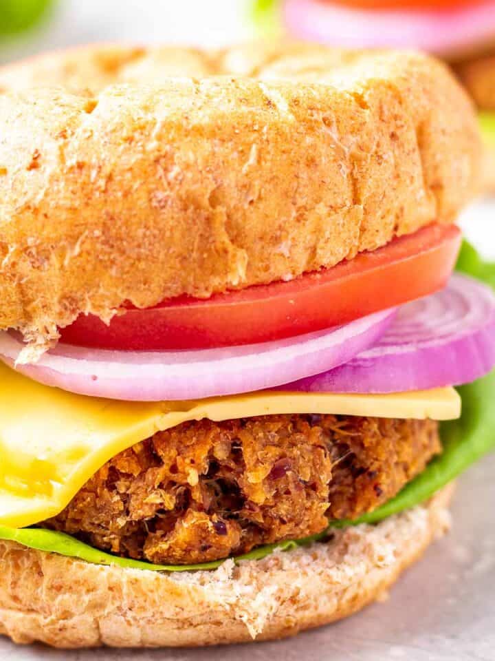 Vegan Chicken Burger Patties My Plantiful Cooking