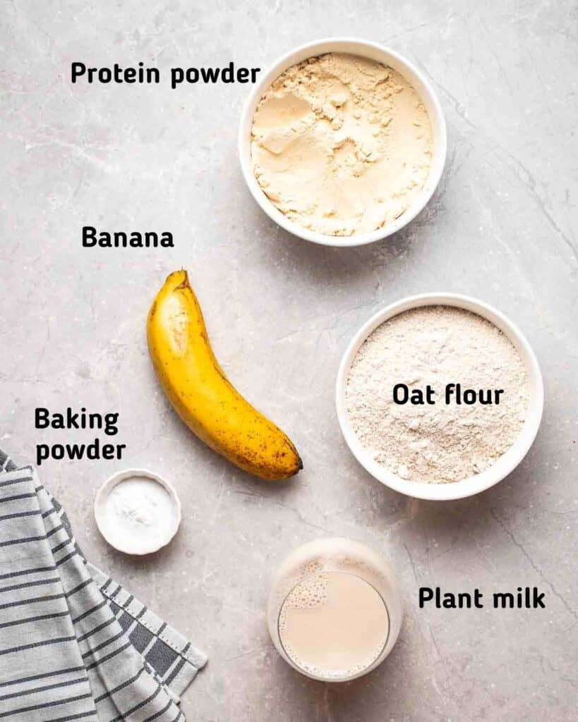 Vegan Banana Protein Powder Waffles (glutenfree + healthy) My