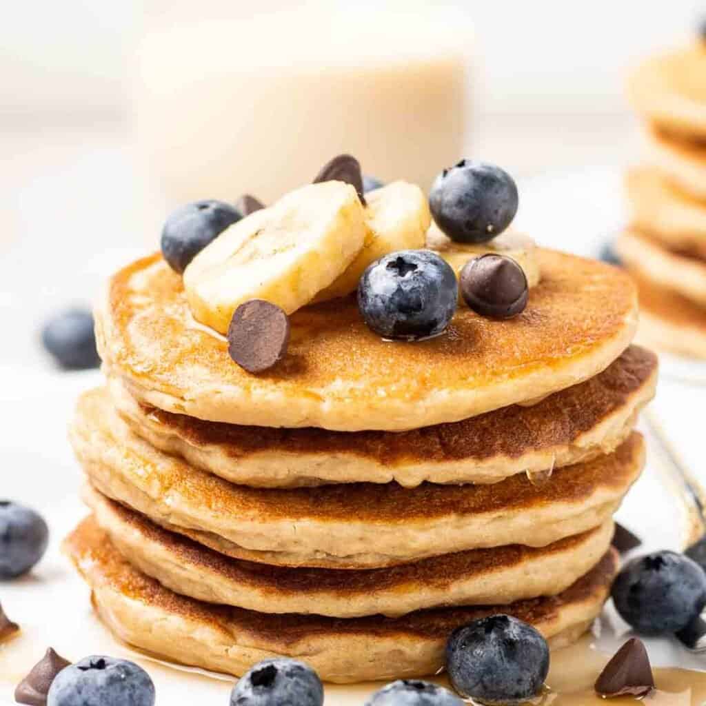Protein Pancakes without Eggs My Plantiful Cooking
