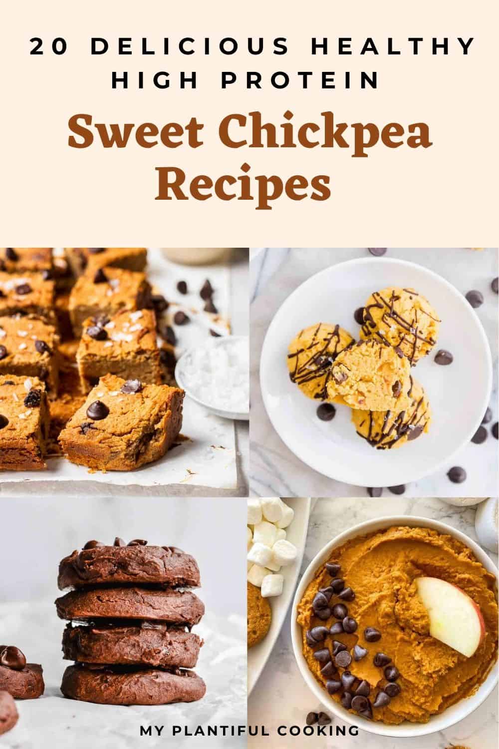 30 Delicious Chickpea Desserts My Plantiful Cooking