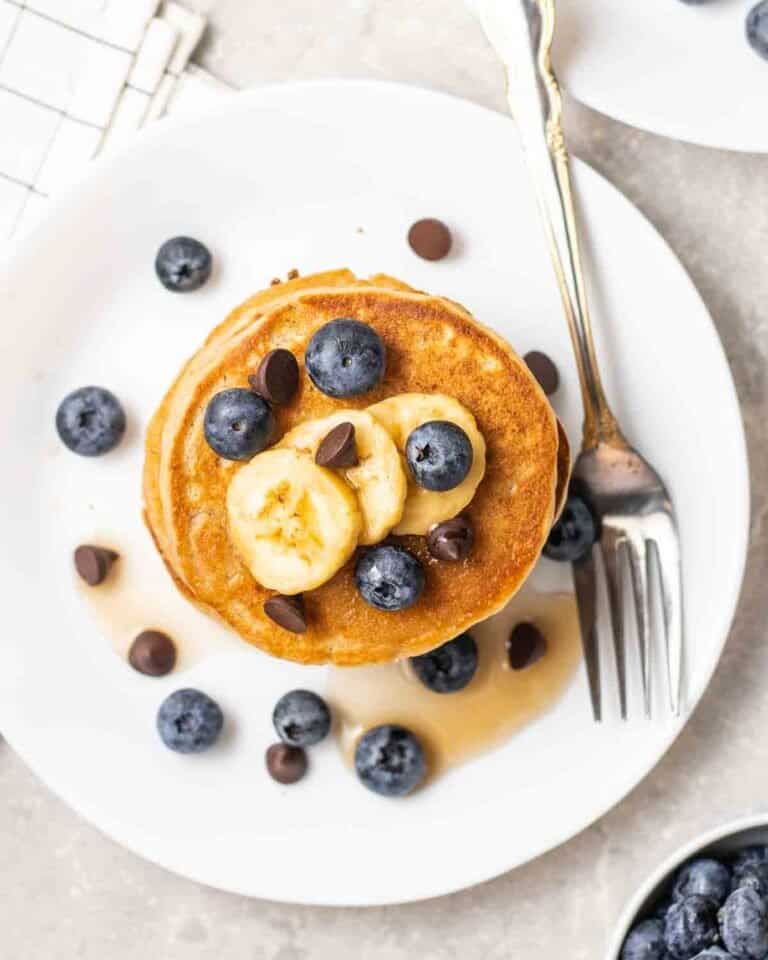 Protein Pancakes without Eggs My Plantiful Cooking