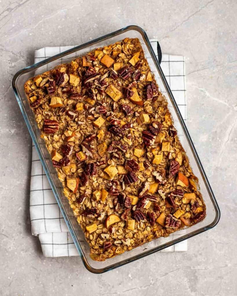 Baked Oatmeal with Applesauce My Plantiful Cooking