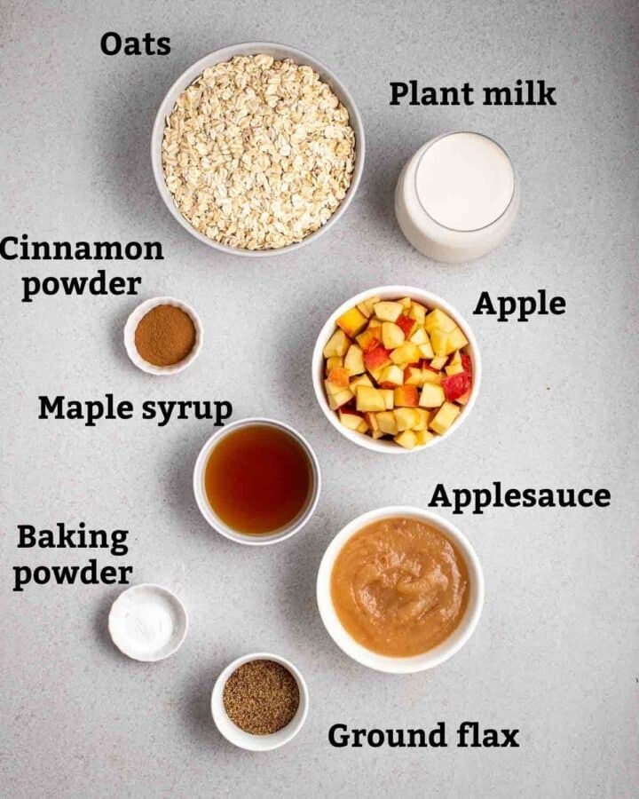 Baked Oatmeal with Applesauce My Plantiful Cooking