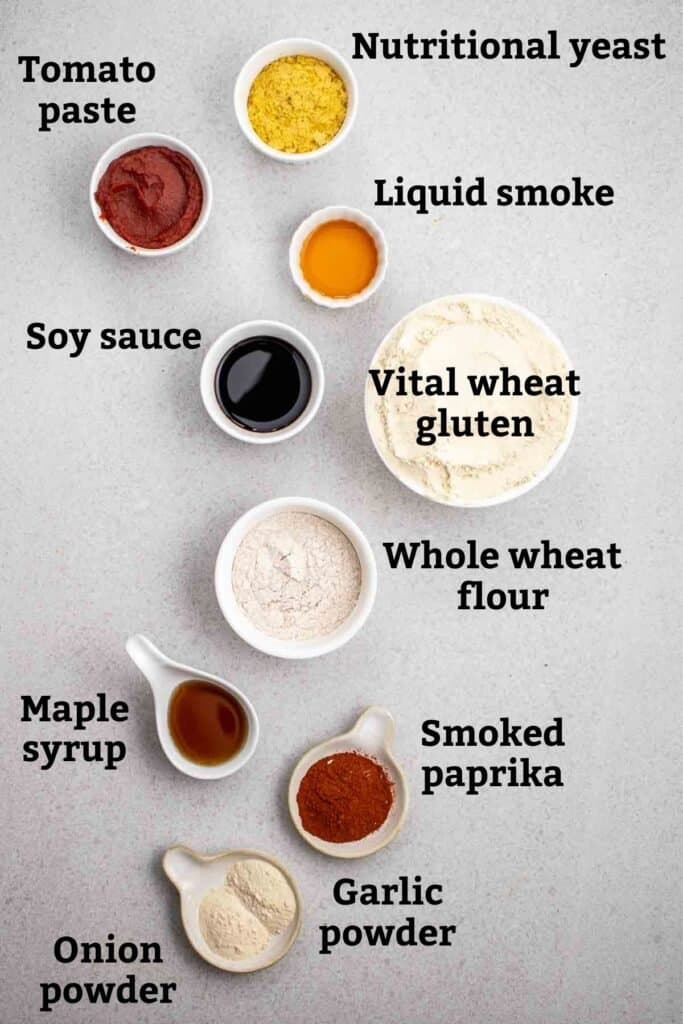 Smoky Vegan Seitan Bacon My Plantiful Cooking