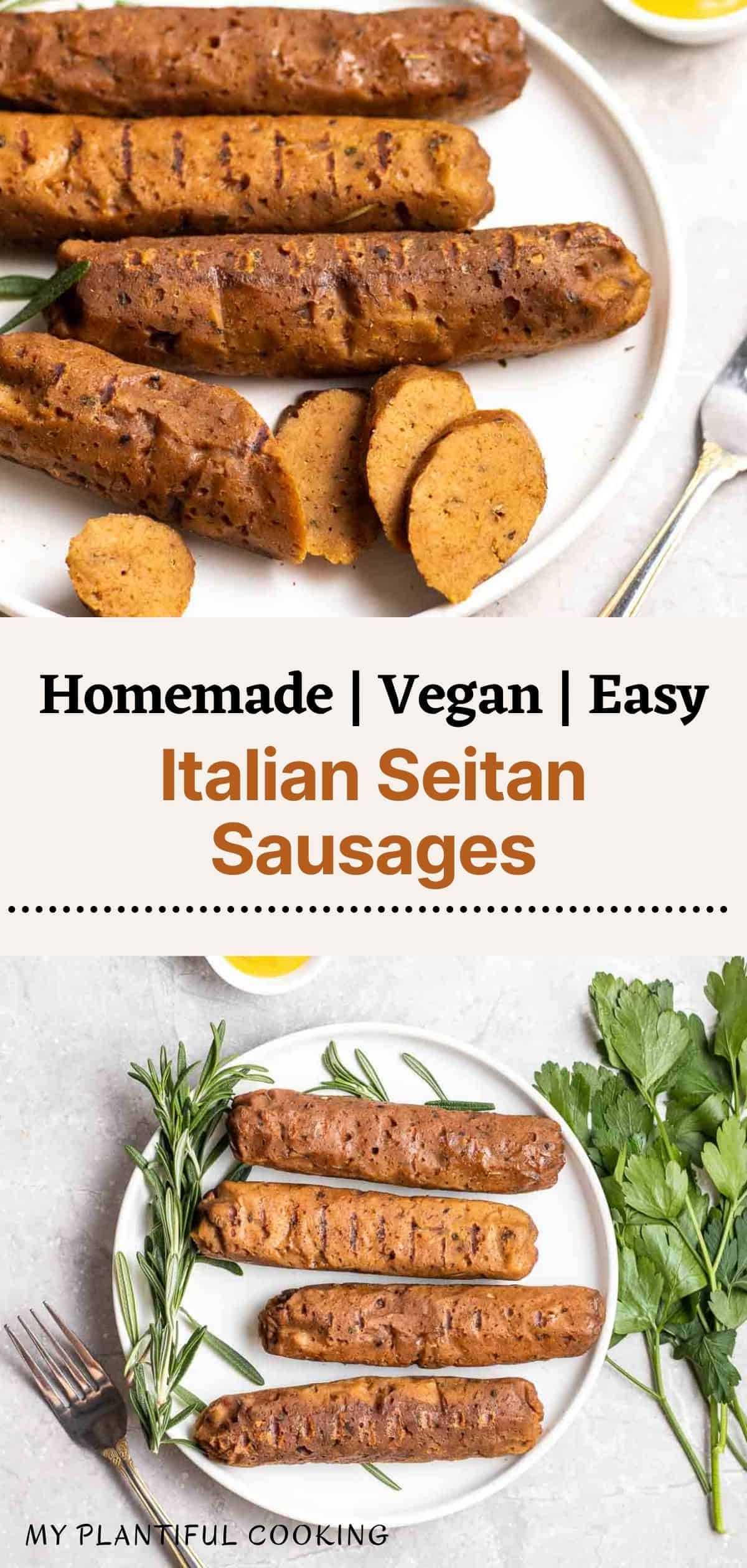 Flavorful Vegan Italian Seitan Sausages My Plantiful Cooking