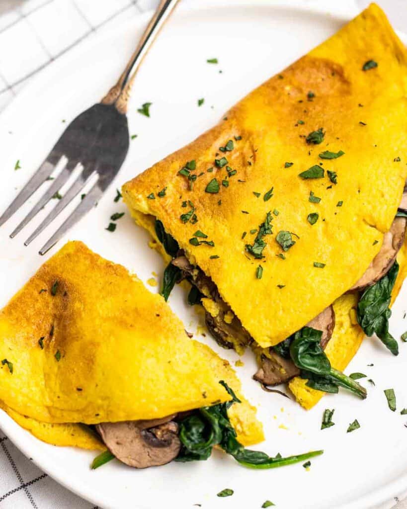 Tofu Omelette My Plantiful Cooking