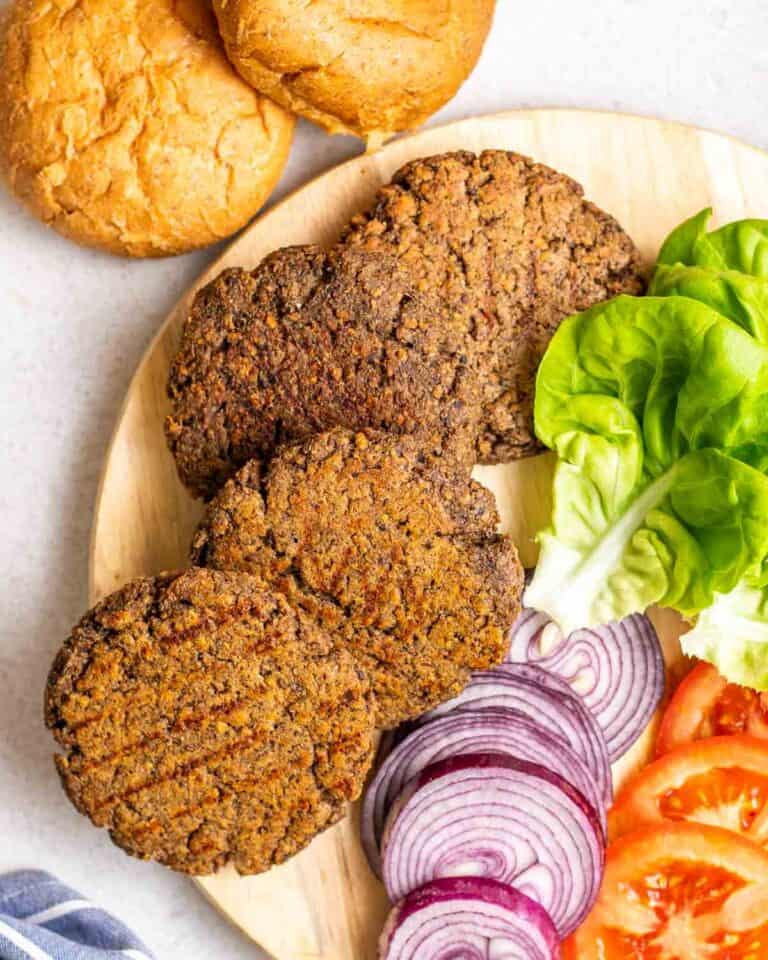 Vegan Chicken Burger Patties My Plantiful Cooking