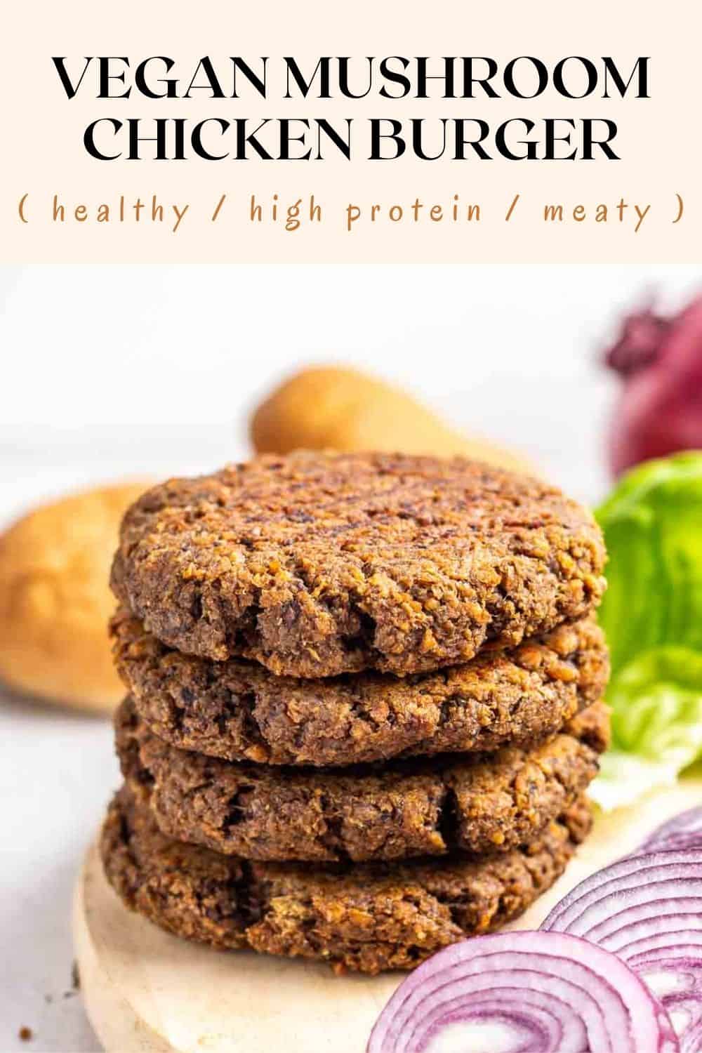 Vegan Chicken Burger Patties My Plantiful Cooking