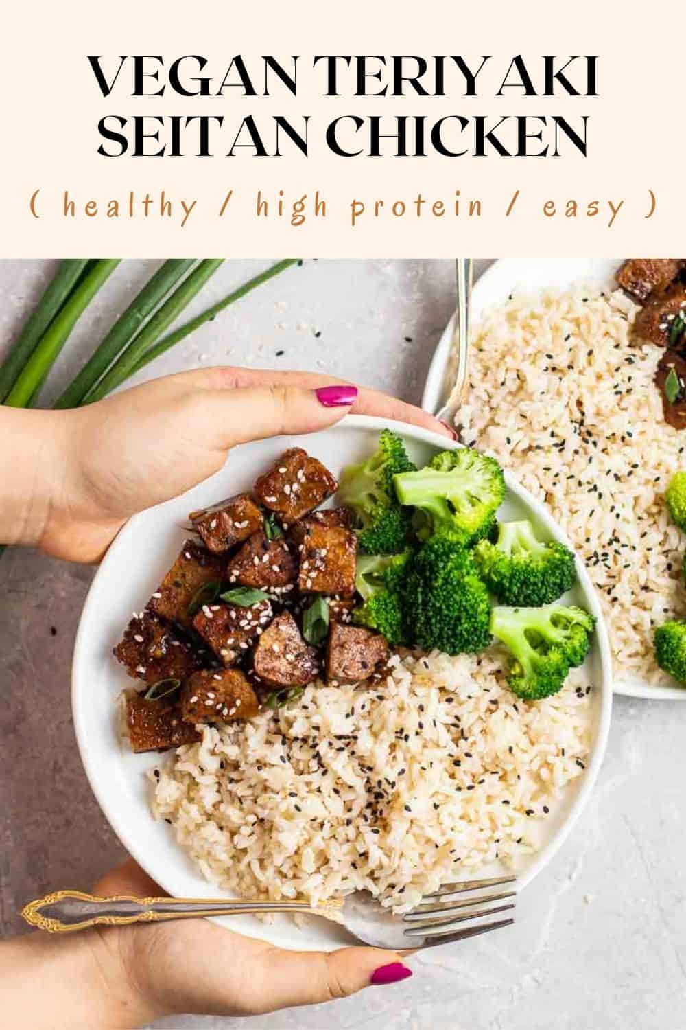 Flavorful Vegan Chicken Teriyaki Seitan My Plantiful Cooking