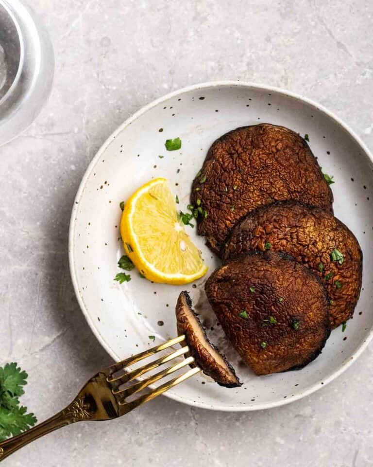 Air Fryer Portobello Mushrooms My Plantiful Cooking