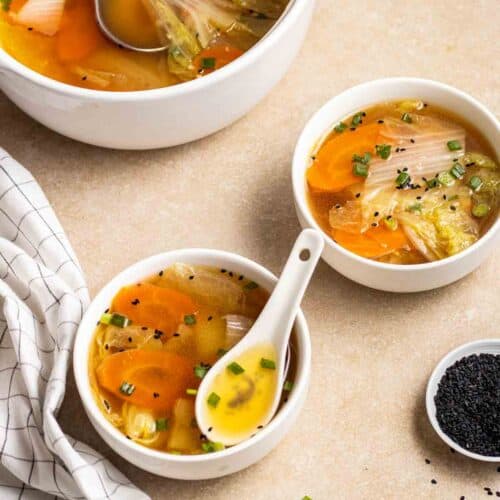 Chinese Napa Cabbage Soup My Plantiful Cooking