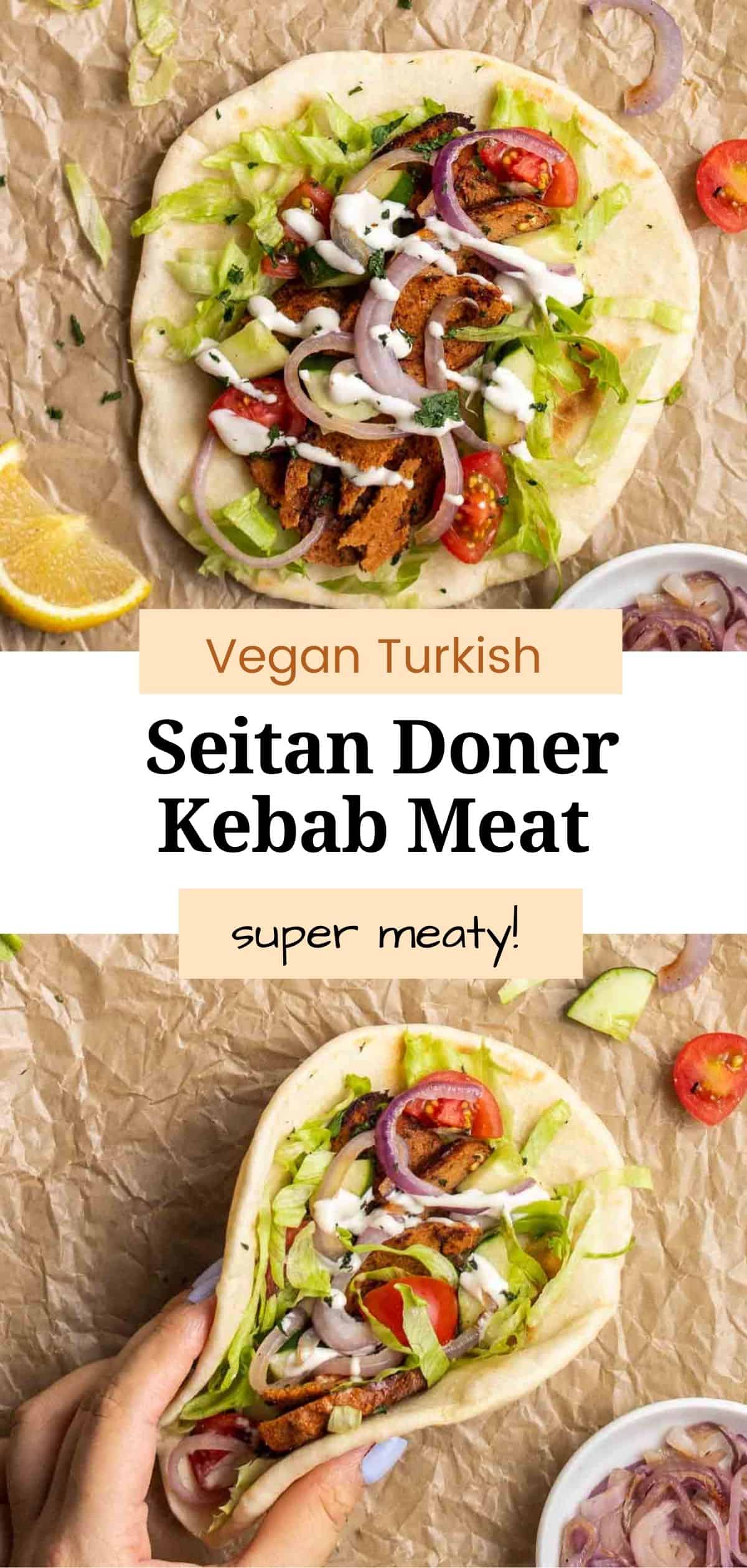 Seitan Kebab (Vegan Doner Kebab) My Plantiful Cooking