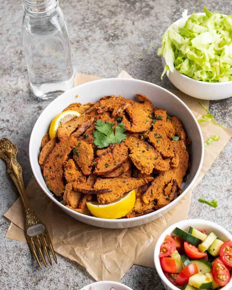 Seitan Kebab (Vegan Doner Kebab) My Plantiful Cooking