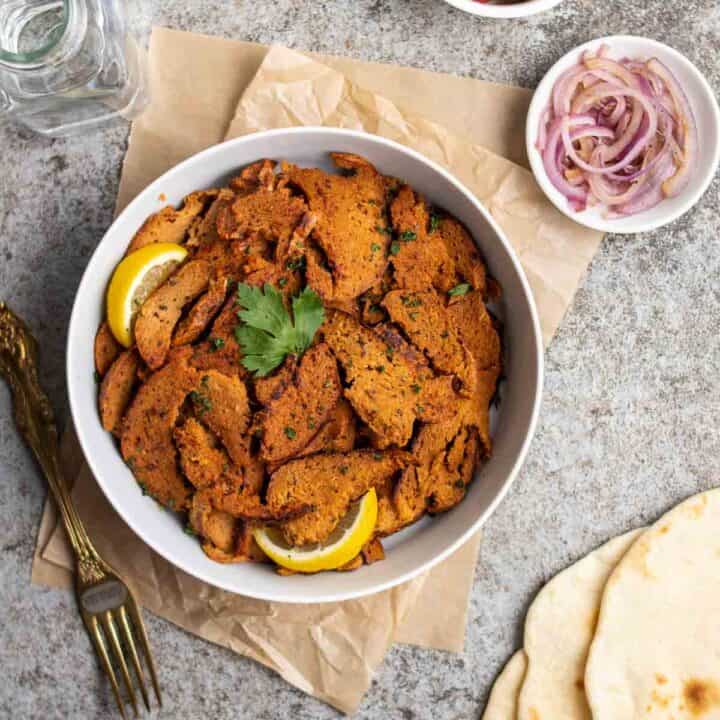 Vegan Seitan Doner Kebab Meat My Plantiful Cooking