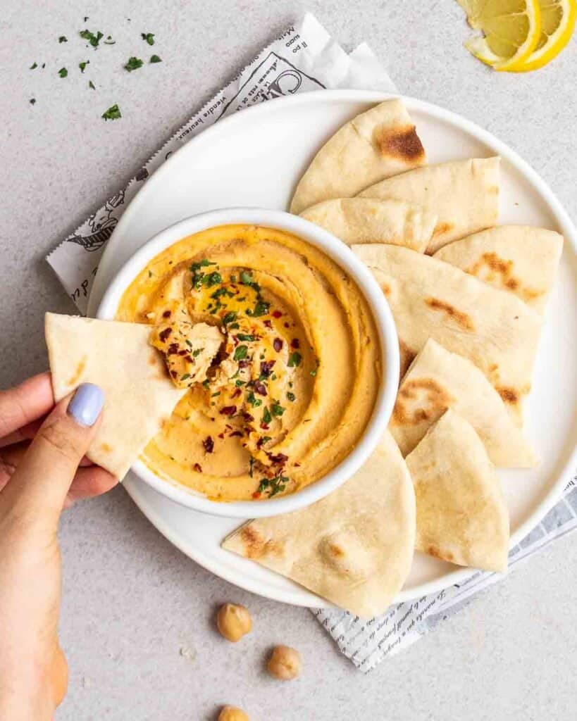 Smoked Paprika Hummus (Vegan) My Plantiful Cooking