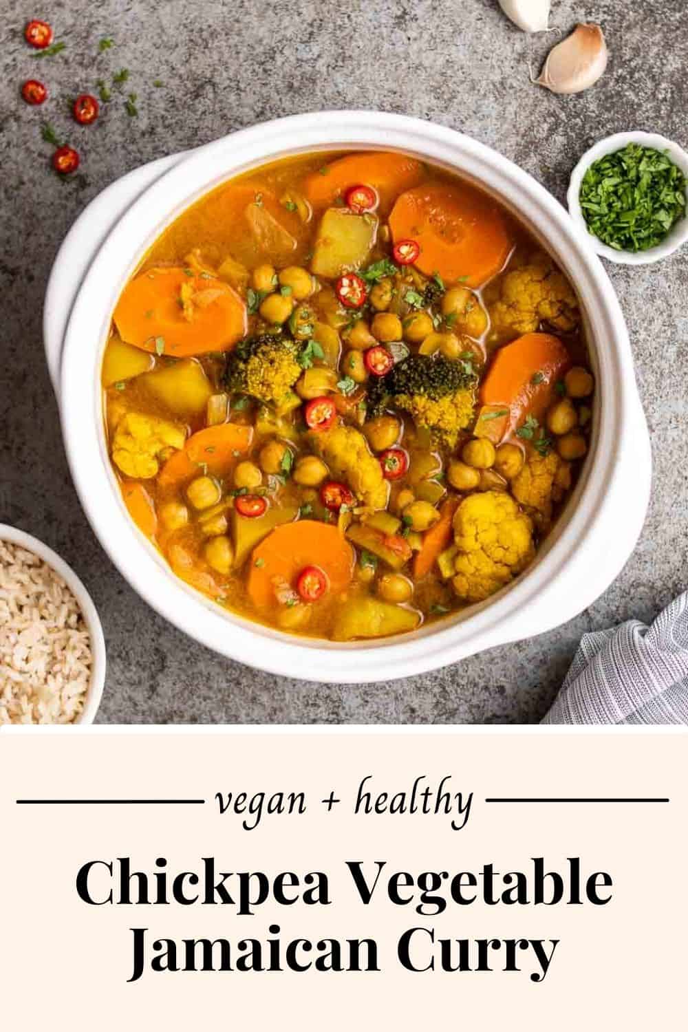 Vegan Jamaican Chickpea Vegetable Curry My Plantiful Cooking