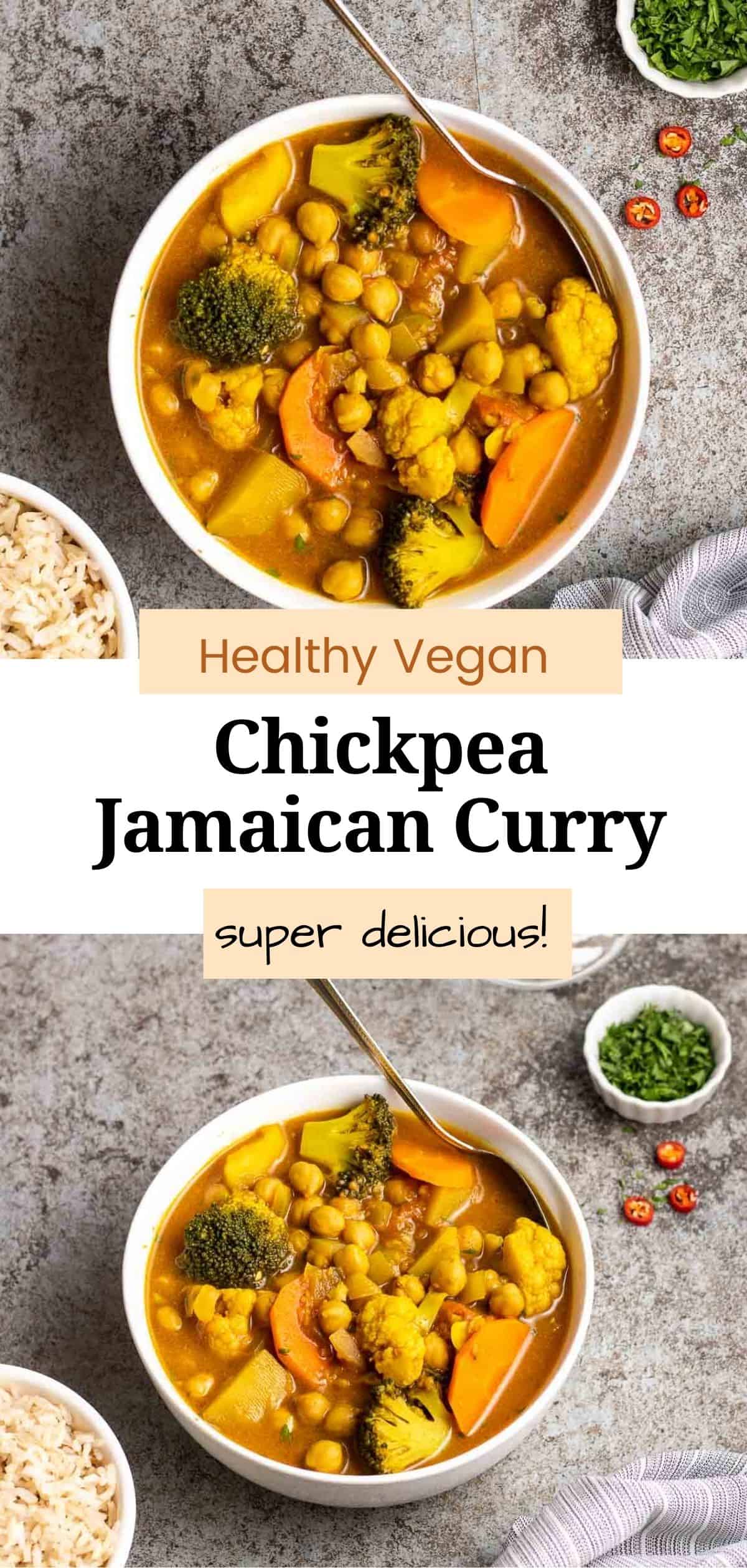 Vegan Jamaican Chickpea Vegetable Curry My Plantiful Cooking