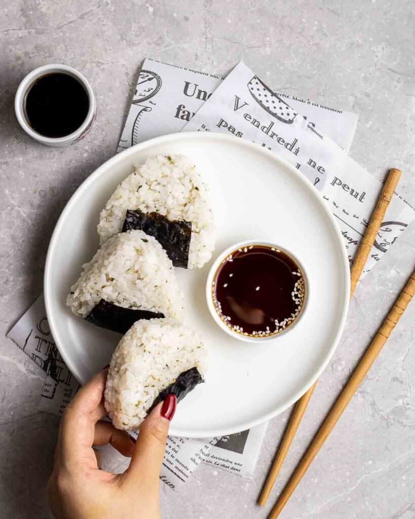 Easy Vegan Onigiri My Plantiful Cooking