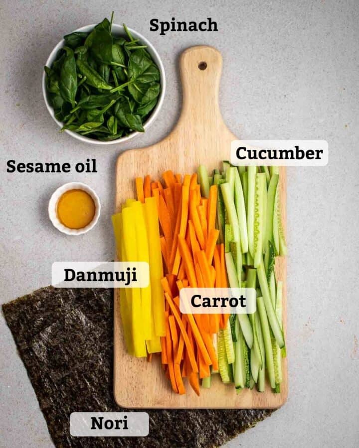 Vegan Kimbap My Plantiful Cooking