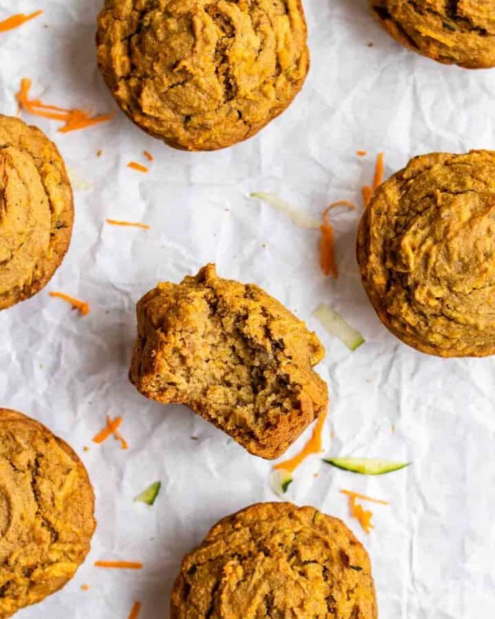Moist Zucchini Apple Carrot Muffins My Plantiful Cooking