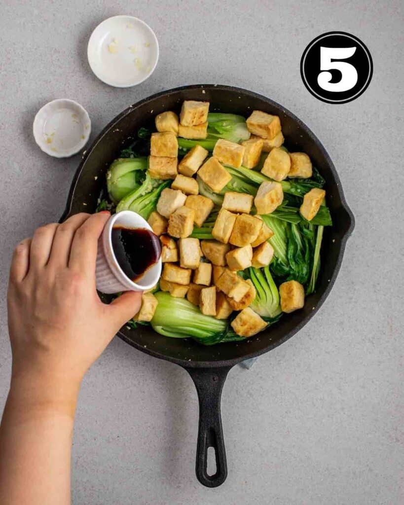 Chinese Bok Choy Tofu Stirfry My Plantiful Cooking