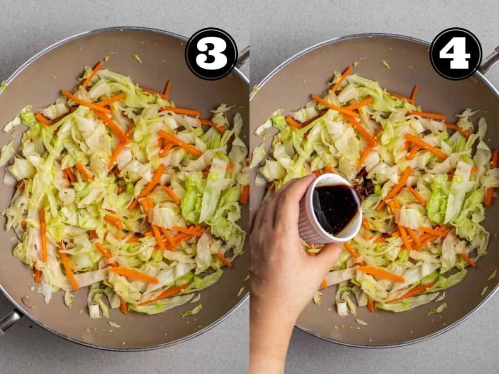 Chinese Carrot Cabbage Stirfry My Plantiful Cooking