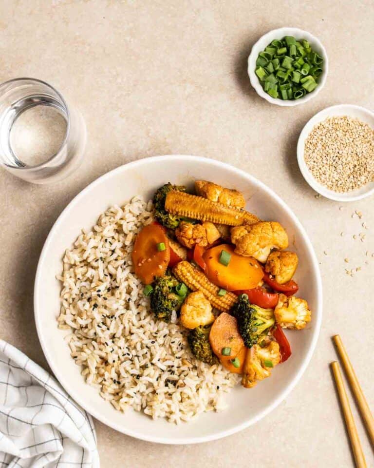 Korean Gochujang Stirfry Vegetables My Plantiful Cooking