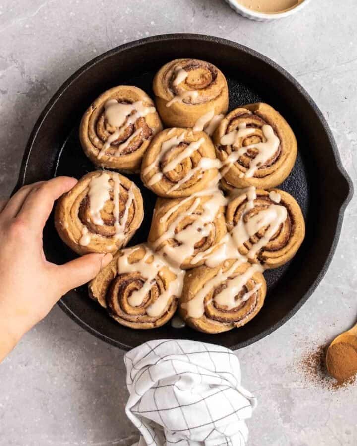 Healthy Protein Cinnamon Rolls My Plantiful Cooking
