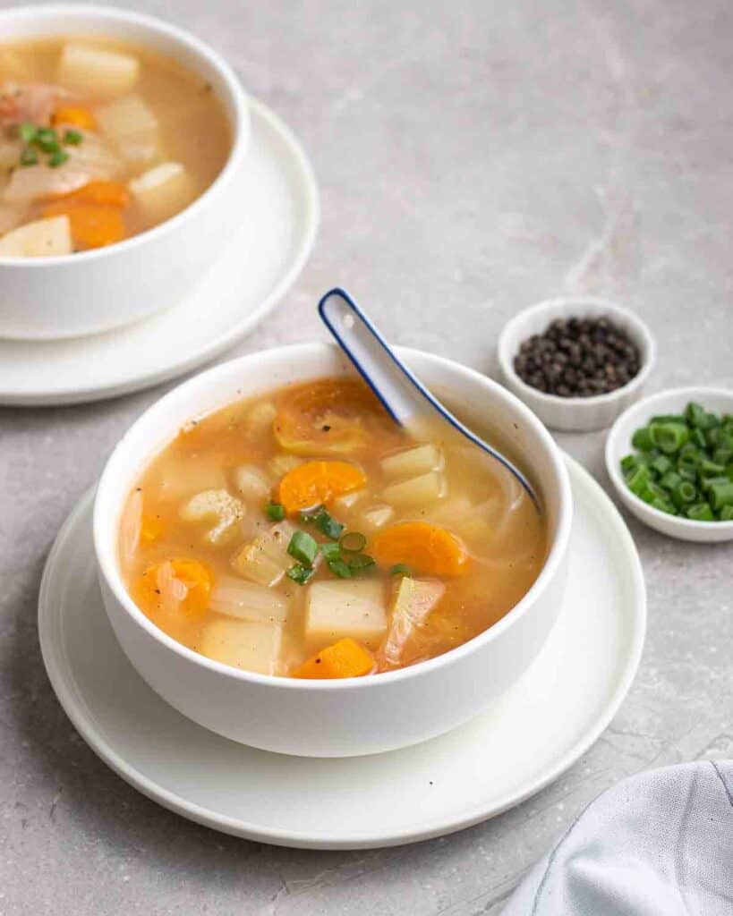 Chinese ABC soup (meatless) My Plantiful Cooking