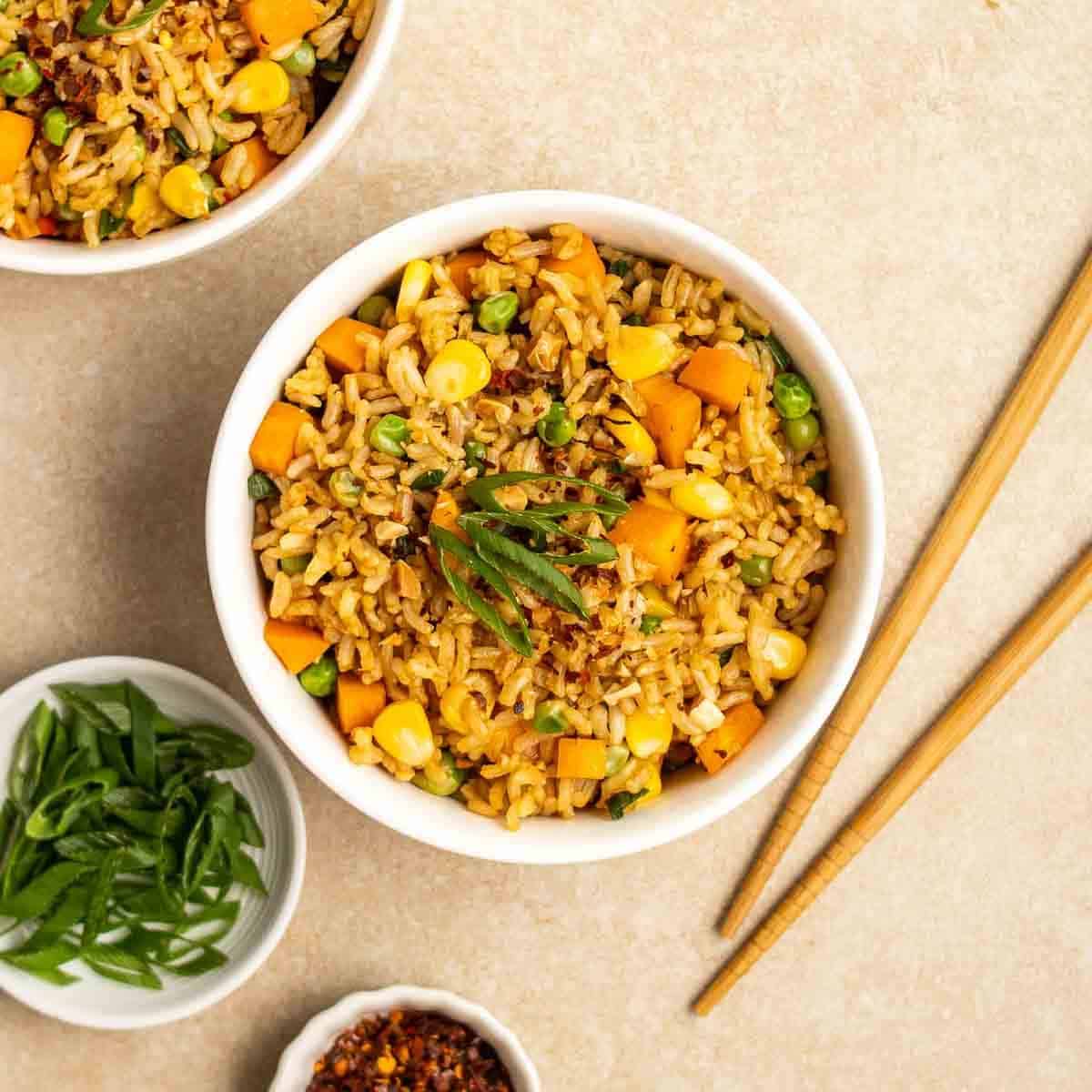 Thay Rice Vegetable Thai Fried Rice – My Plantiful Cooking