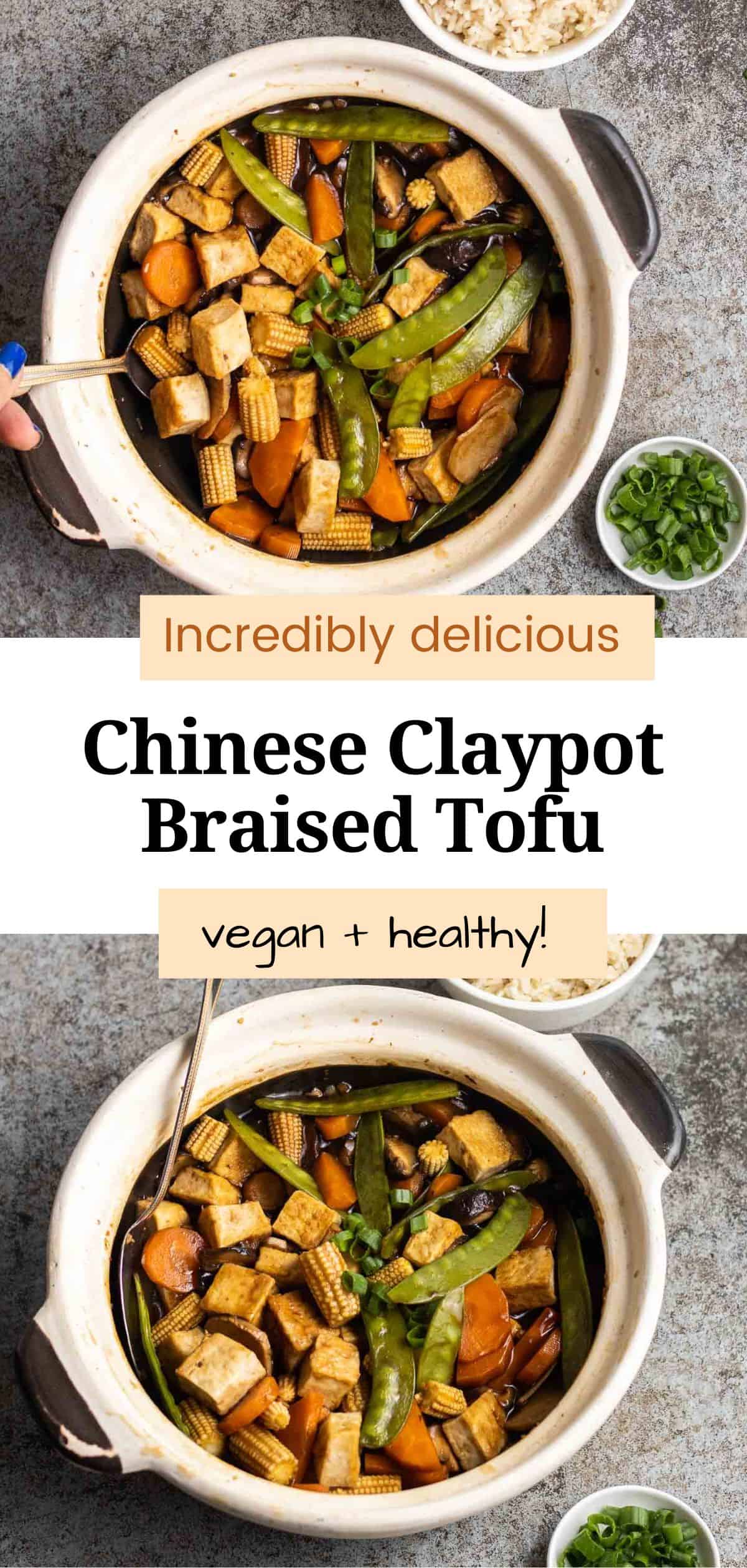 Chinese Braised Claypot Tofu My Plantiful Cooking