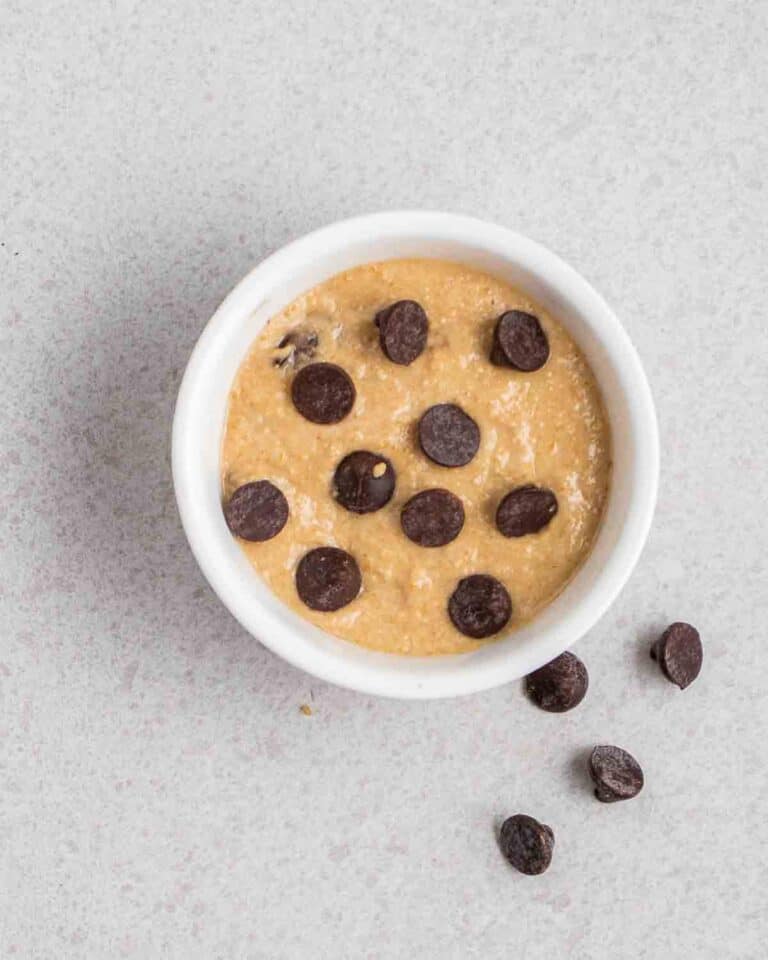 Eggless Chocolate Chip Mug Cookie (Vegan) My Plantiful Cooking