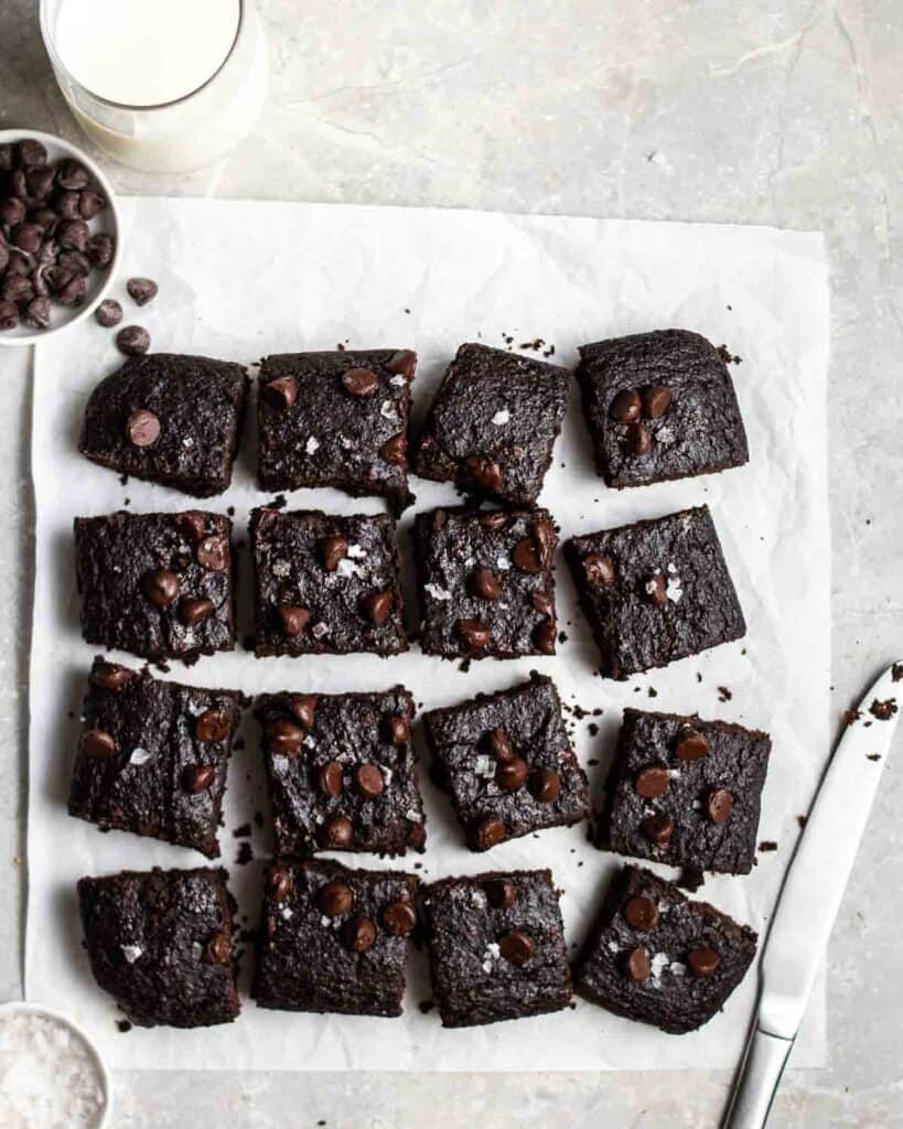 Healthy Oatmeal Brownies My Plantiful Cooking