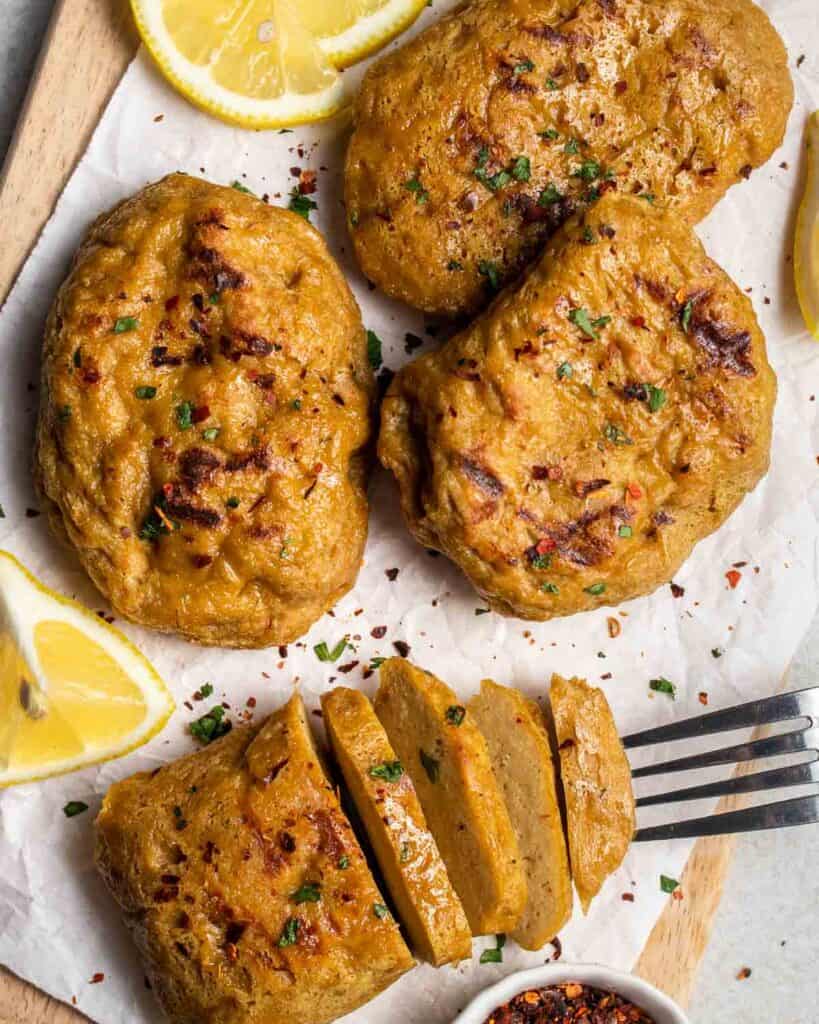 Seitan Vegan Chicken Breasts My Plantiful Cooking