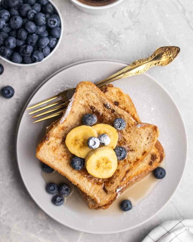 Almond Milk French Toast My Plantiful Cooking