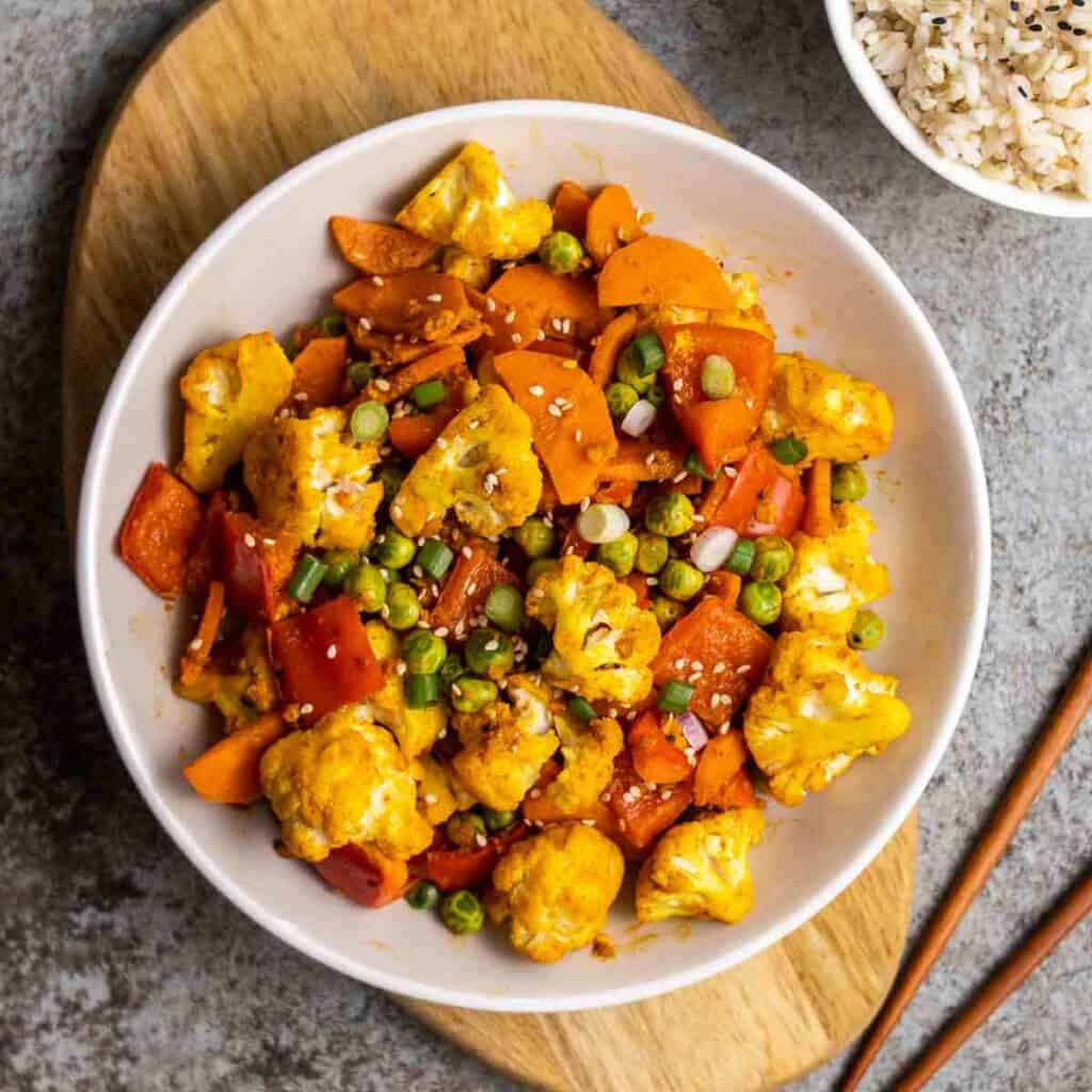 Indian Stirfry Vegetables My Plantiful Cooking