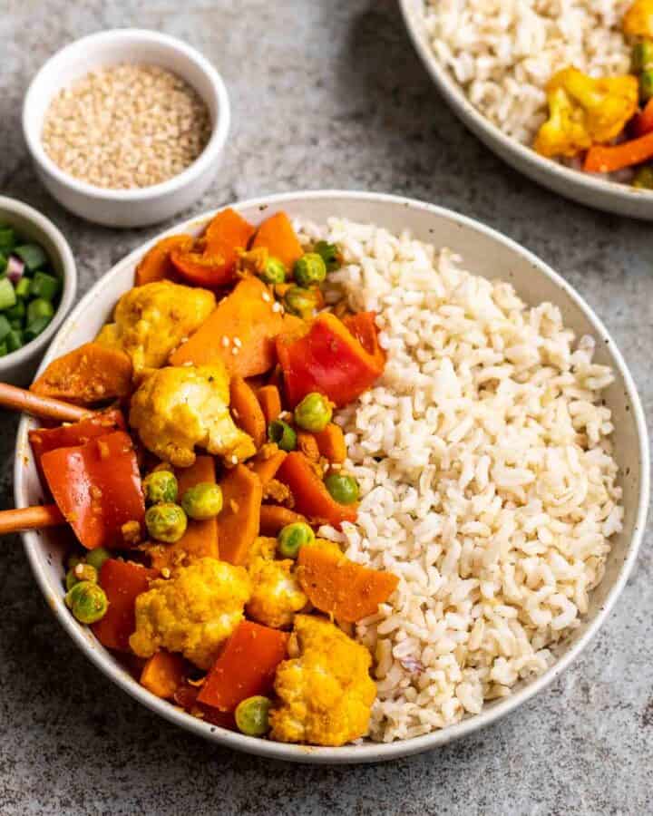 Indian Stirfry Vegetables My Plantiful Cooking