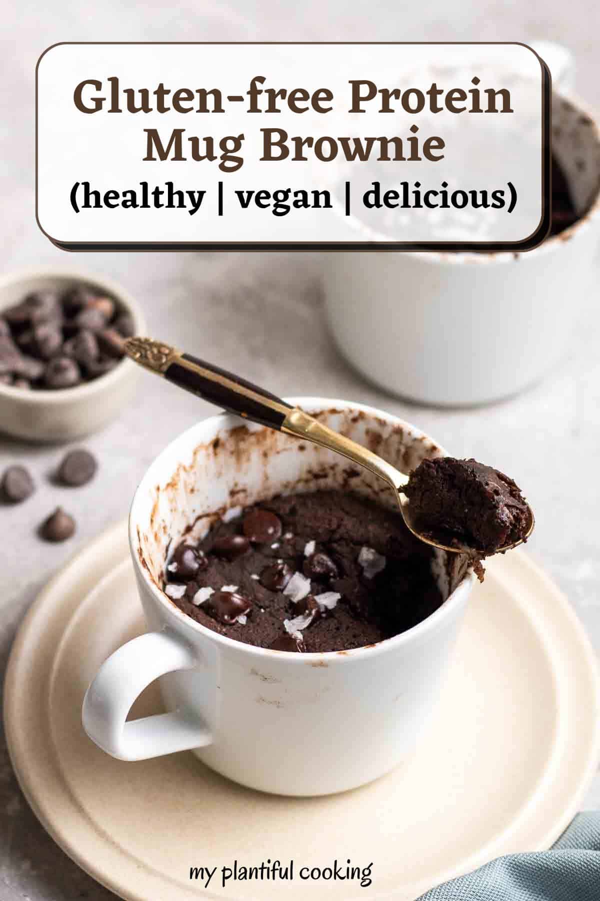 Protein Mug Brownie My Plantiful Cooking