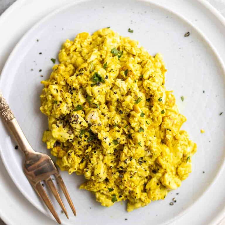 Silken Tofu Scramble My Plantiful Cooking