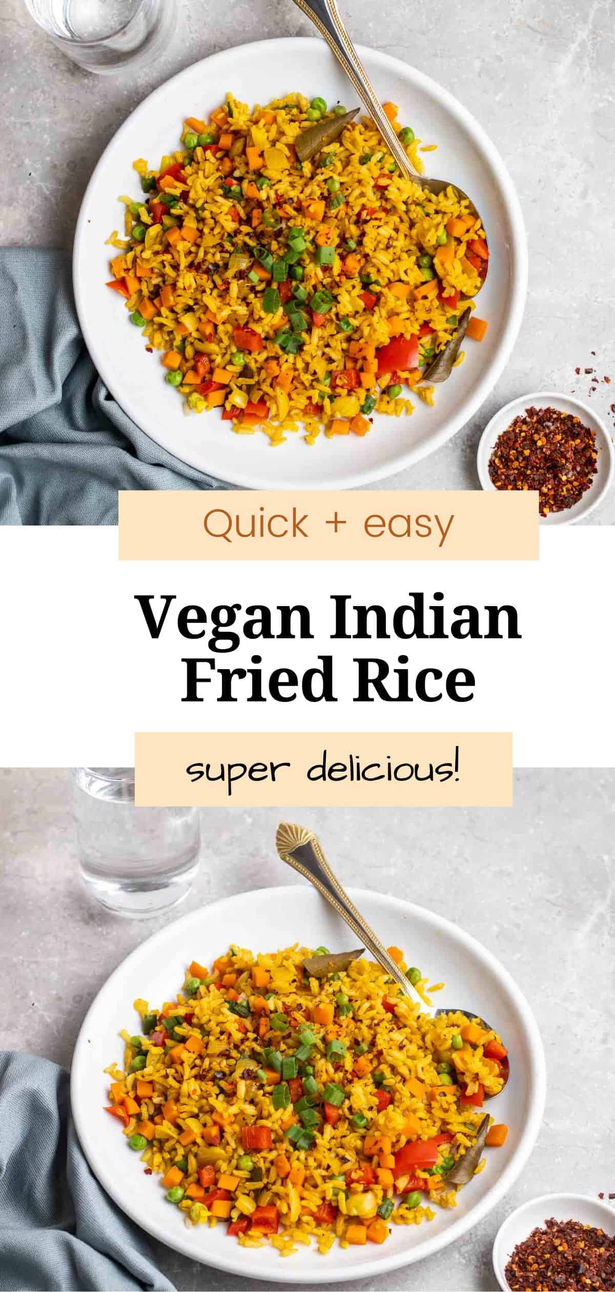 Flavorful Indian Fried Rice – My Plantiful Cooking