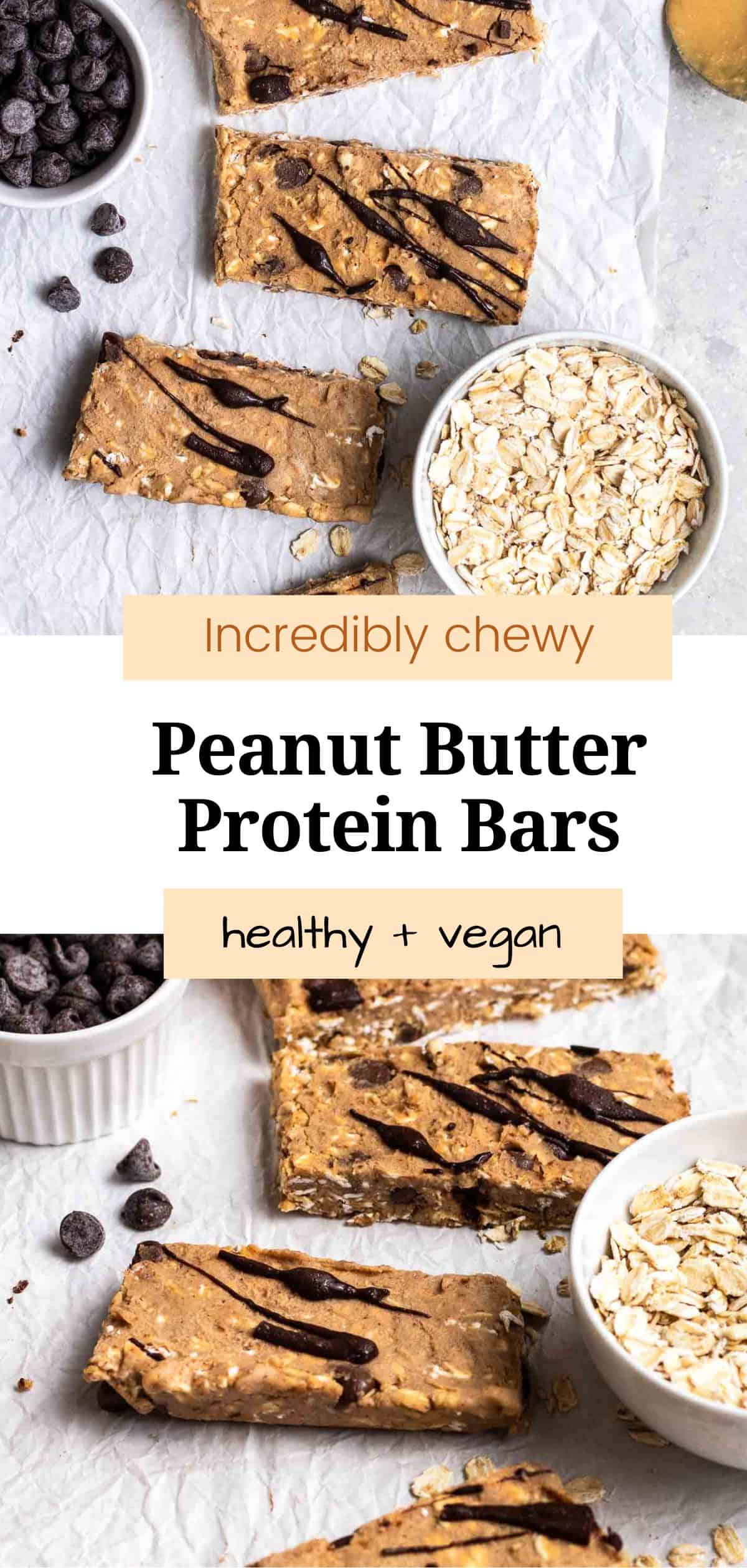 Chewy Oatmeal Protein Bars My Plantiful Cooking