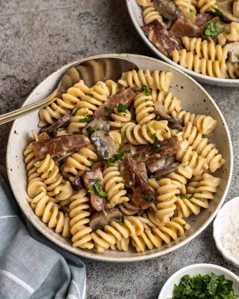 Vegan Beef Stroganoff My Plantiful Cooking