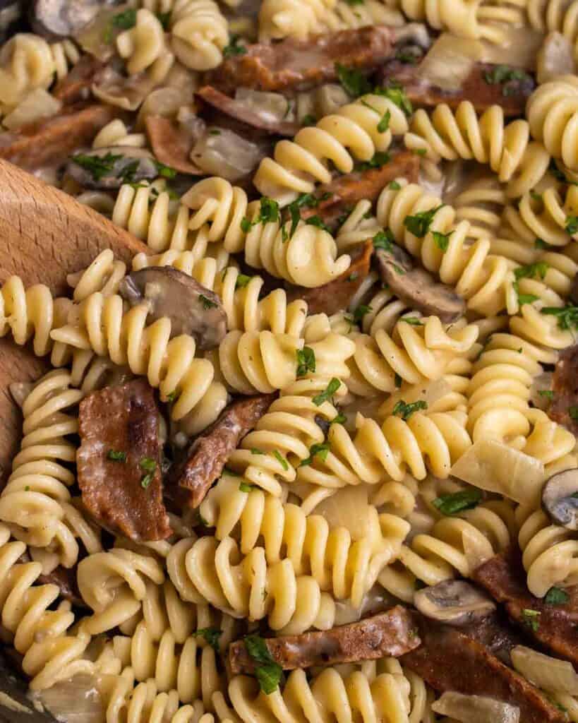 Vegan Beef Stroganoff My Plantiful Cooking