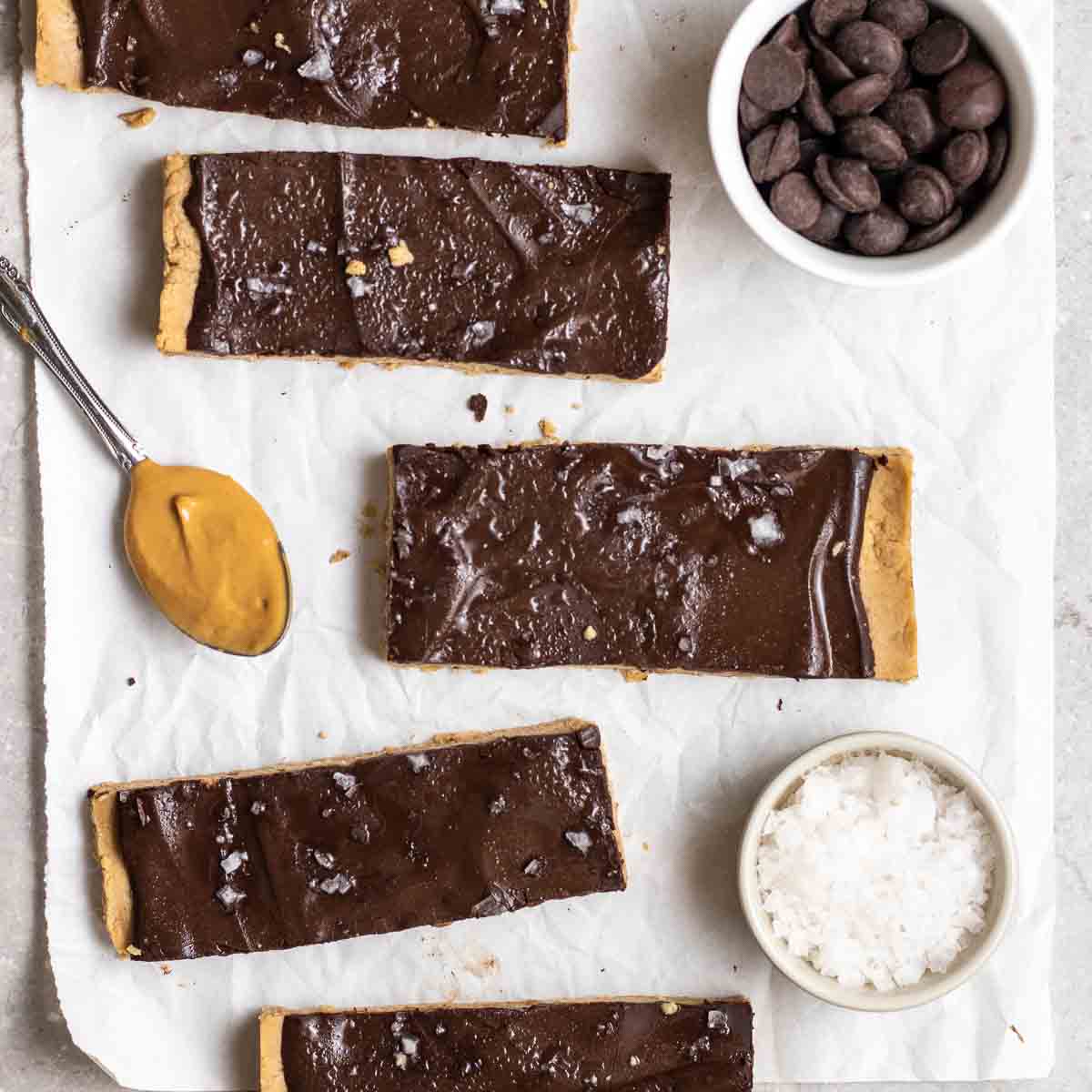 Chocolate Peanut Butter Protein Bars My Plantiful Cooking