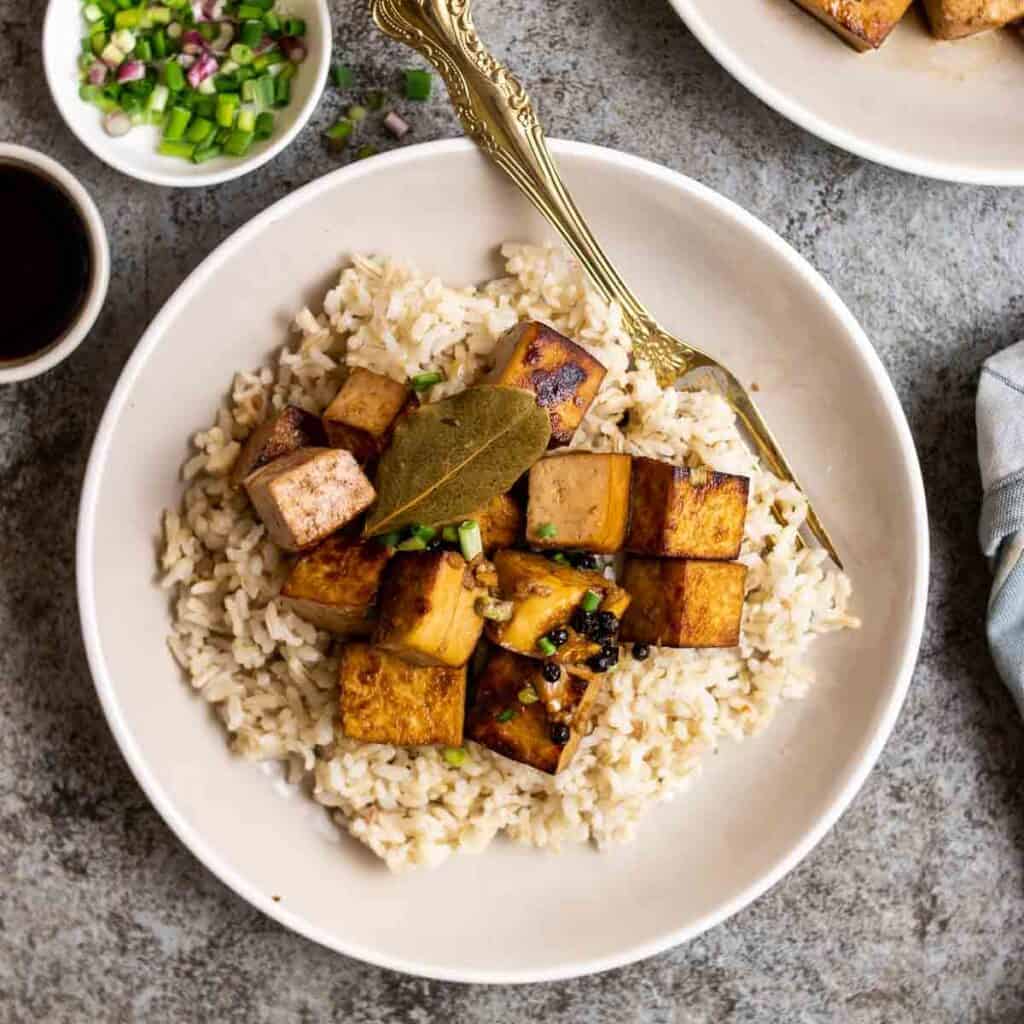 Vegan Tofu Adobo My Plantiful Cooking